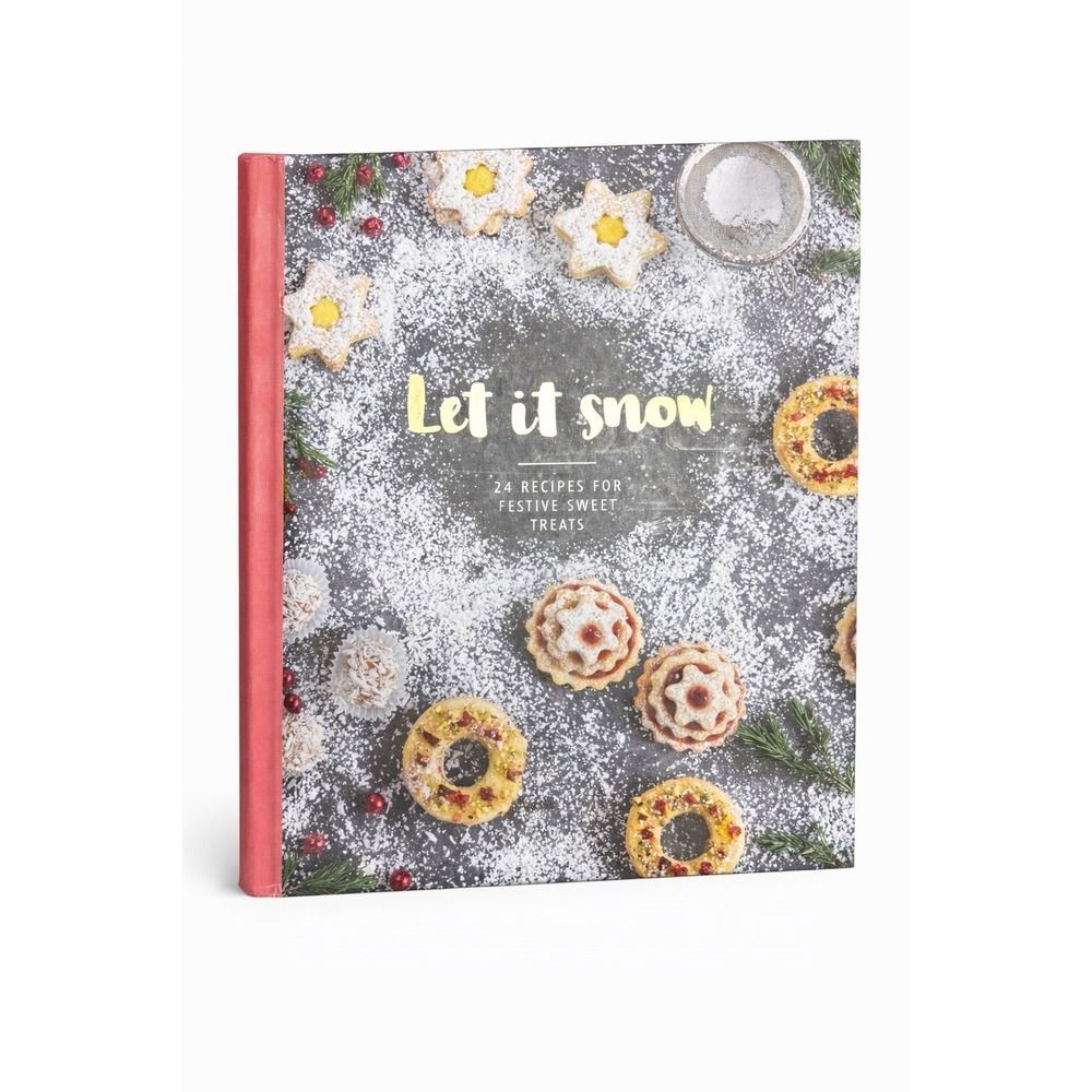 Let It Snow Agnes Prus Hardcover Cookbook 24 Festive Sweet Treat Recipes New